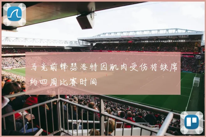 马竞前锋瑟洛特因肌肉受伤将缺席约四周比赛时间